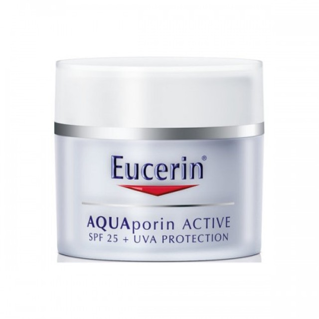 EUCERIN AQUAPORIN ACTIVE HIDRATANTNA KREMA ZA LICE SA SPF25 I UVA ZAŠTITOM 50ML - Online Apoteka EUCERIN AQUAPORIN ACTIVE HIDRATANTNA KREMA ZA LICE SA SPF25 I UVA ZAŠTITOM 50ML